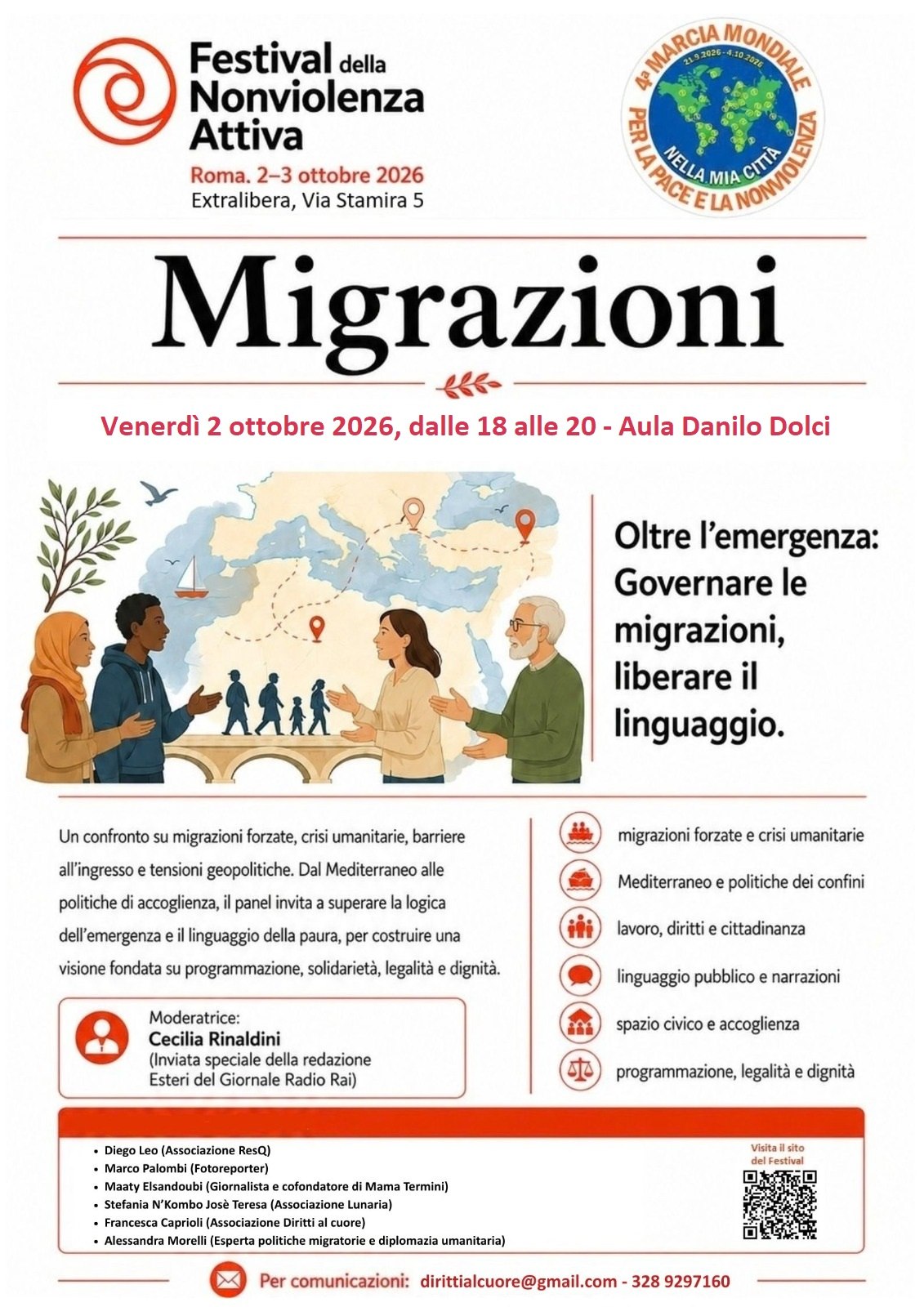 Locandina del panel Migrazioni